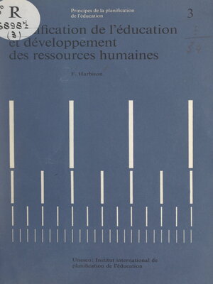 cover image of Planification de l'éducation et développement des ressources humaines